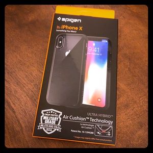 Spigen ultra hybrid iPhone X case w/ air cushion